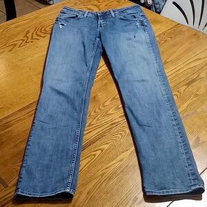 SILVER Jeans Womens  28 X 29 BLUE BOYFRIEND Preowned Summer Used Casual Work